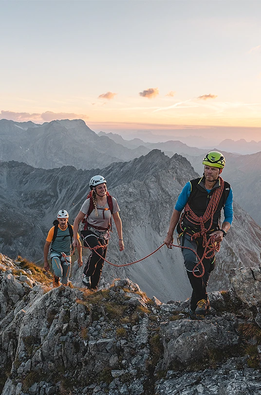 Klettertour auf die Zimba mit wundervollem Ausblick auf umliegende Gipfel