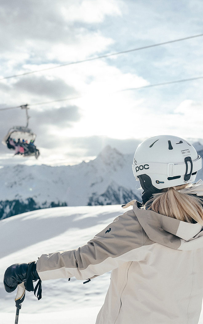 Skifahren am Golm