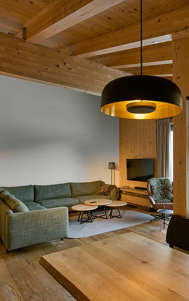 Chalet mit großem Wohnzimmer